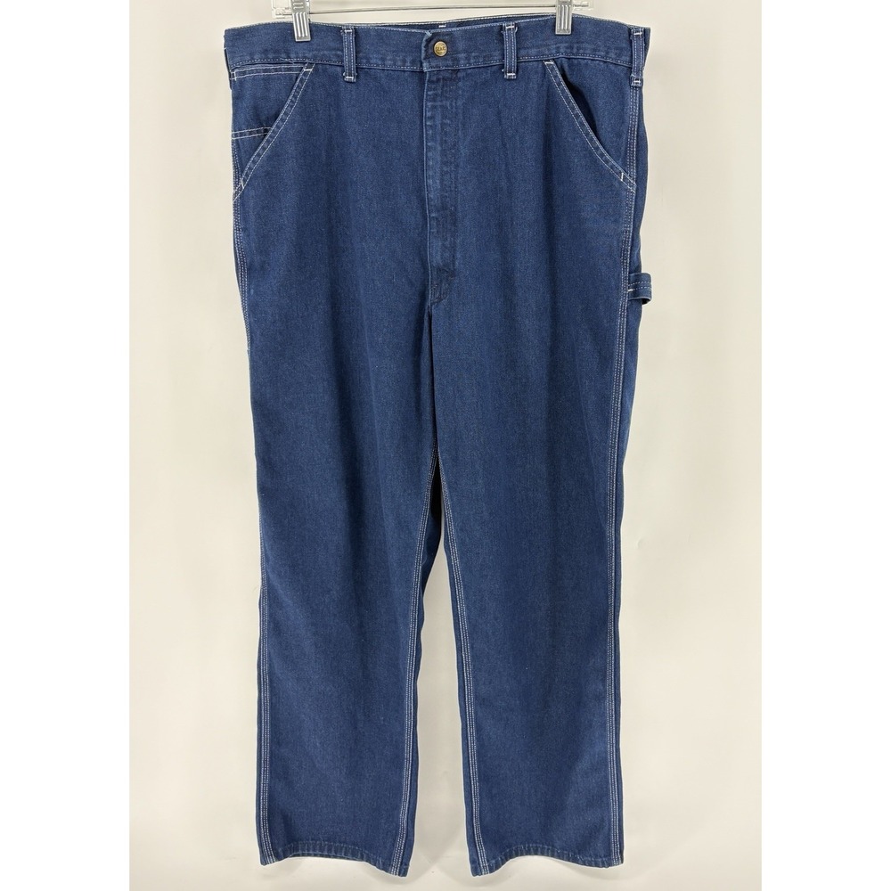 Vintage Sears Perma-Prest Workwear Carpenter Jeans USA Union Made Men's 36x32